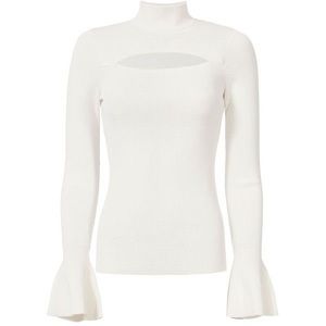 Flare sleeve sweater